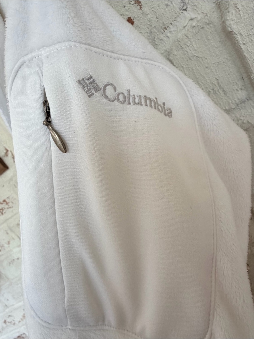 Columbia Benton Springs Interchange Fleece Jacket|Women’s Medium| White Full Zip - Picture 7 of 8